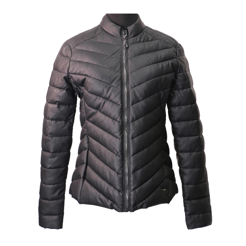 PU leather lightweight autumn windproof quilting down coats stylish winter jackets mens